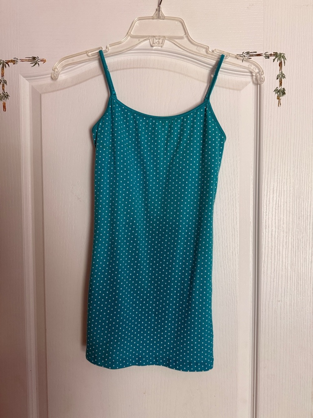 Aeropostale Teal Polka Dot Camisole
